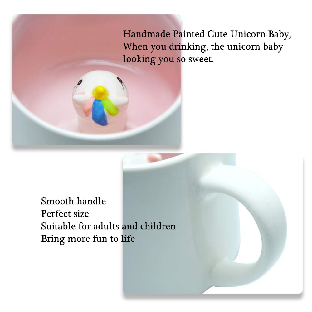 Taza cerámica con unicornio 3D – Magia en cada sorbo