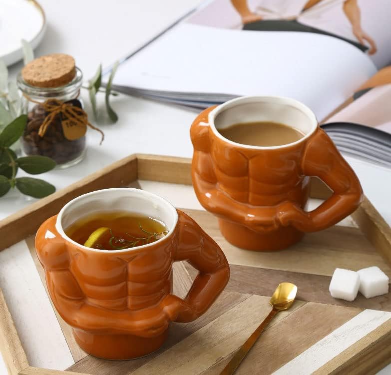 Taza musculosa – Café con cuerpo, literal