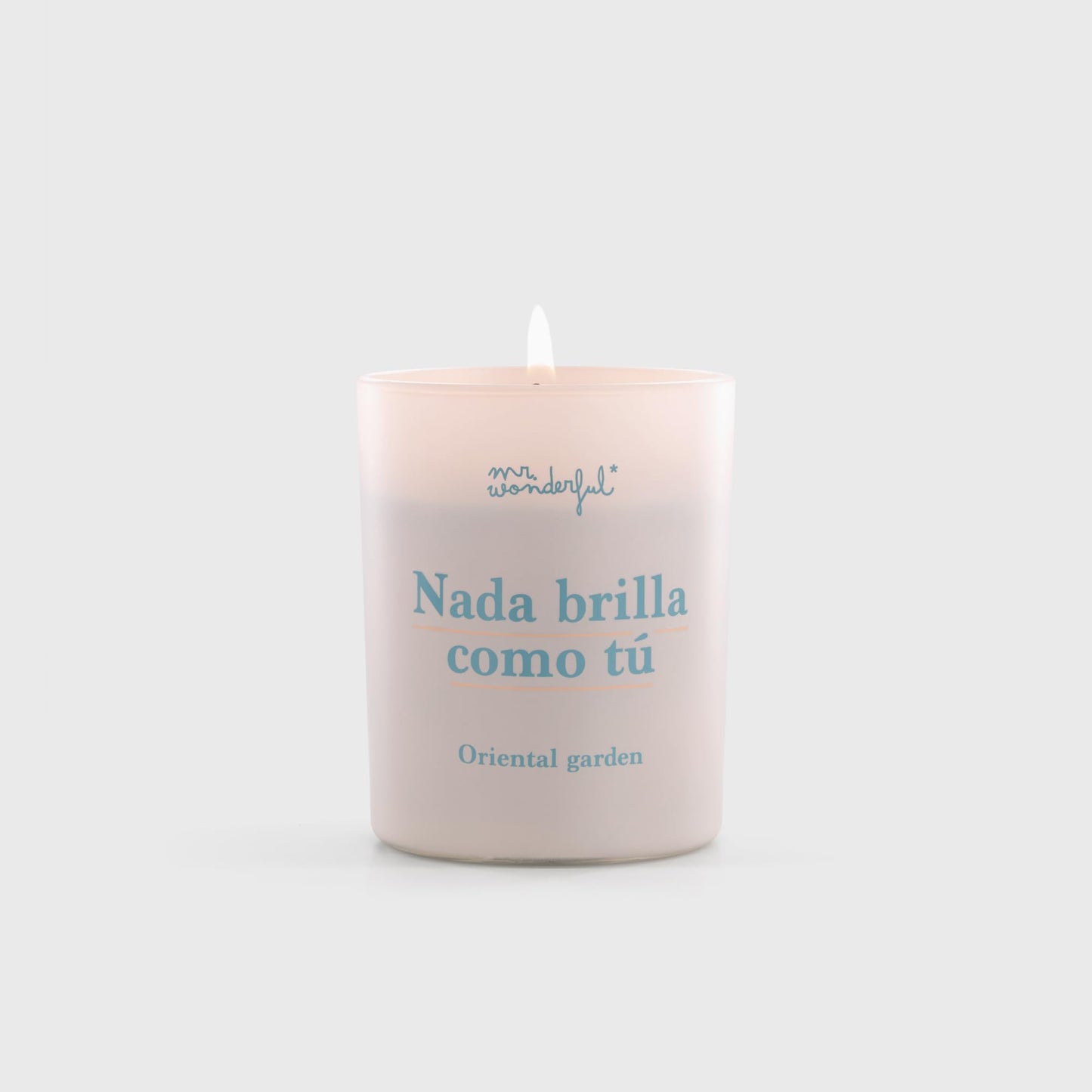 Mr.Wonderful - Vela - Nada brilla como tú - Regalo Día de la Madre - Vela perfumada realizada en cera vegetal, recipiente de cerámica