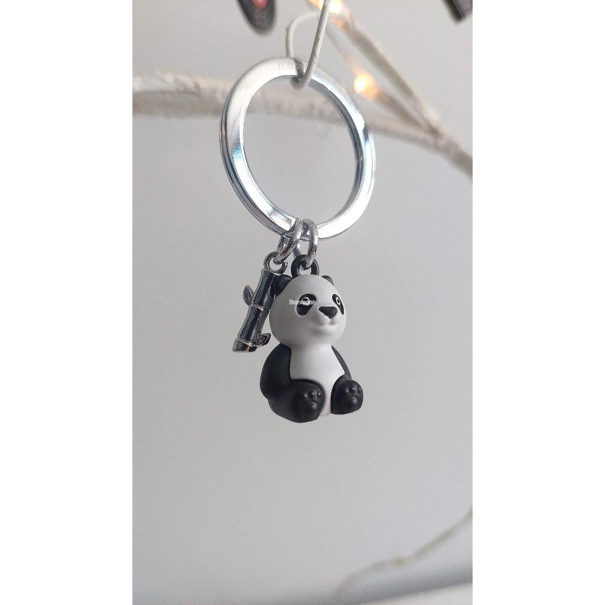 Llavero panda – Dulzura y bambú en tu bolsillo