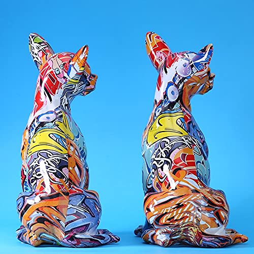 Escultura perro Chihuahua graffiti – Color que ladra con estilo