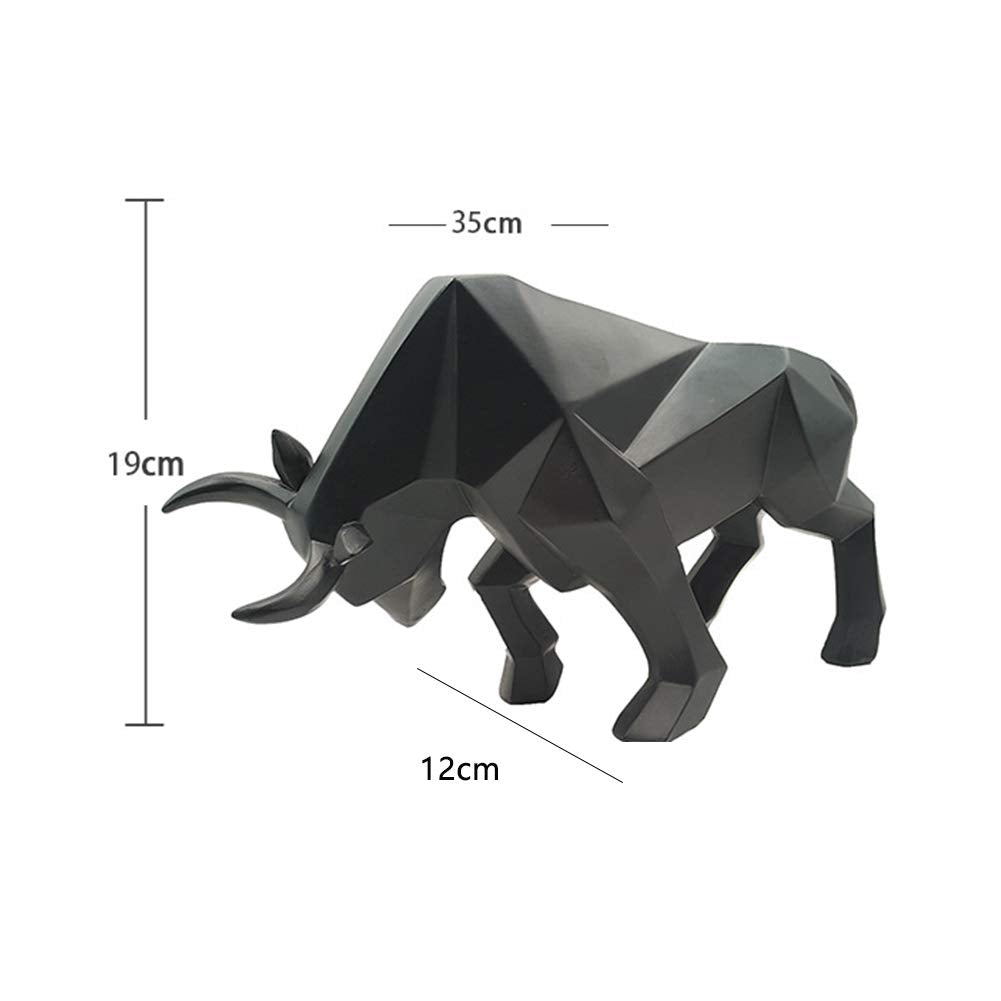 Toro geométrico – Fuerza en versión decorativa moderna