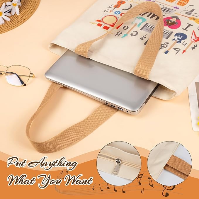 I love music – La tote bag para los que viven en clave de sol