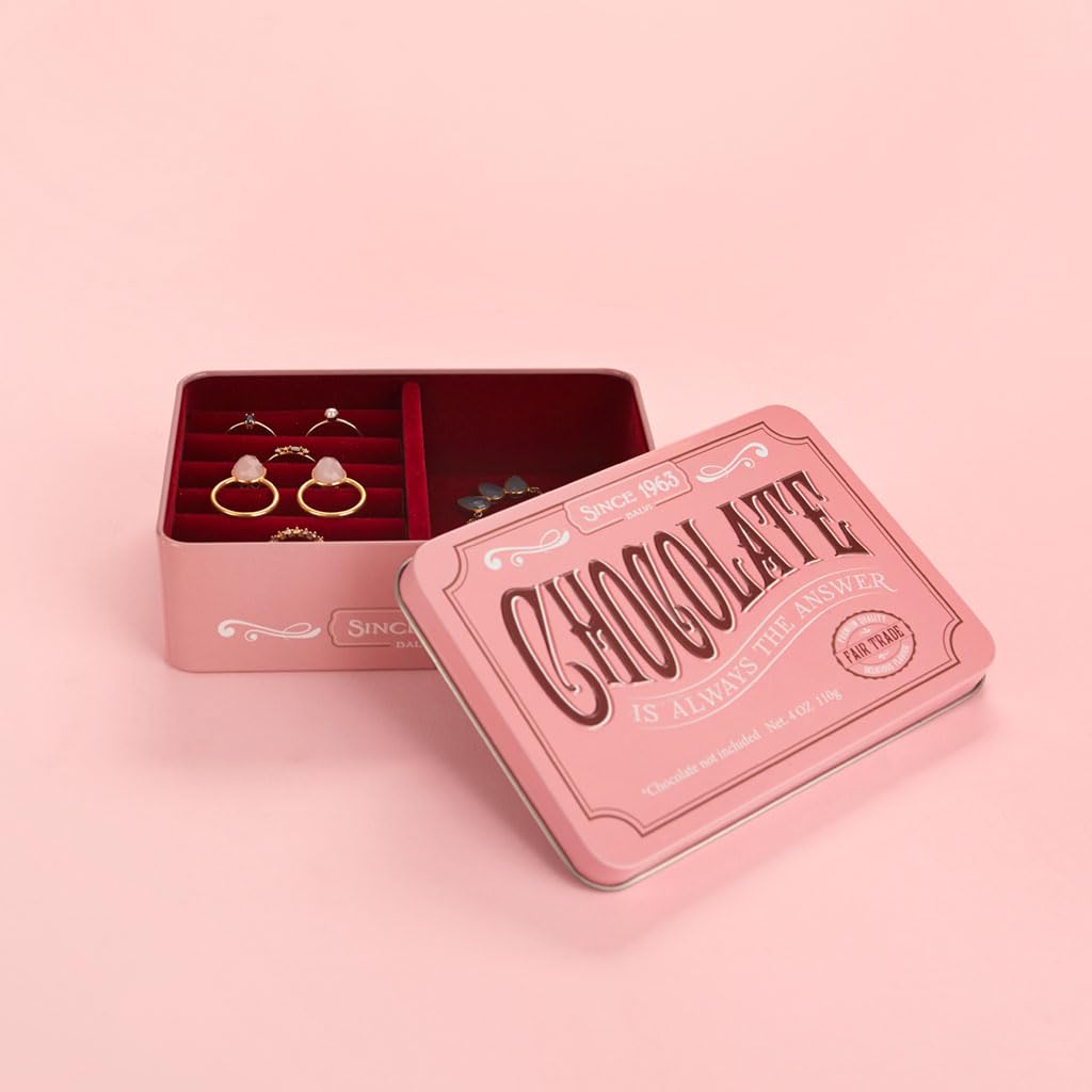 Joyero Chocolate – Rosa por fuera, cacao por dentro