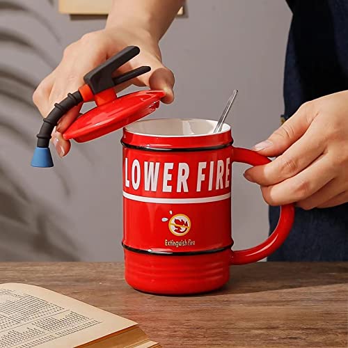 Taza extintor – Apaga el sueño con café