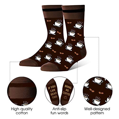 Calcetines "If You Can Read This, Bring Me Coffee" – Café y humor en tus pies