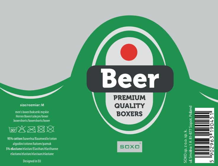 Calzoncillos "Beer" – Espuma de humor y confort