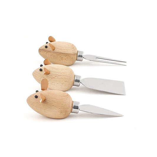 Ratones afilados – Set de cuchillos para queso