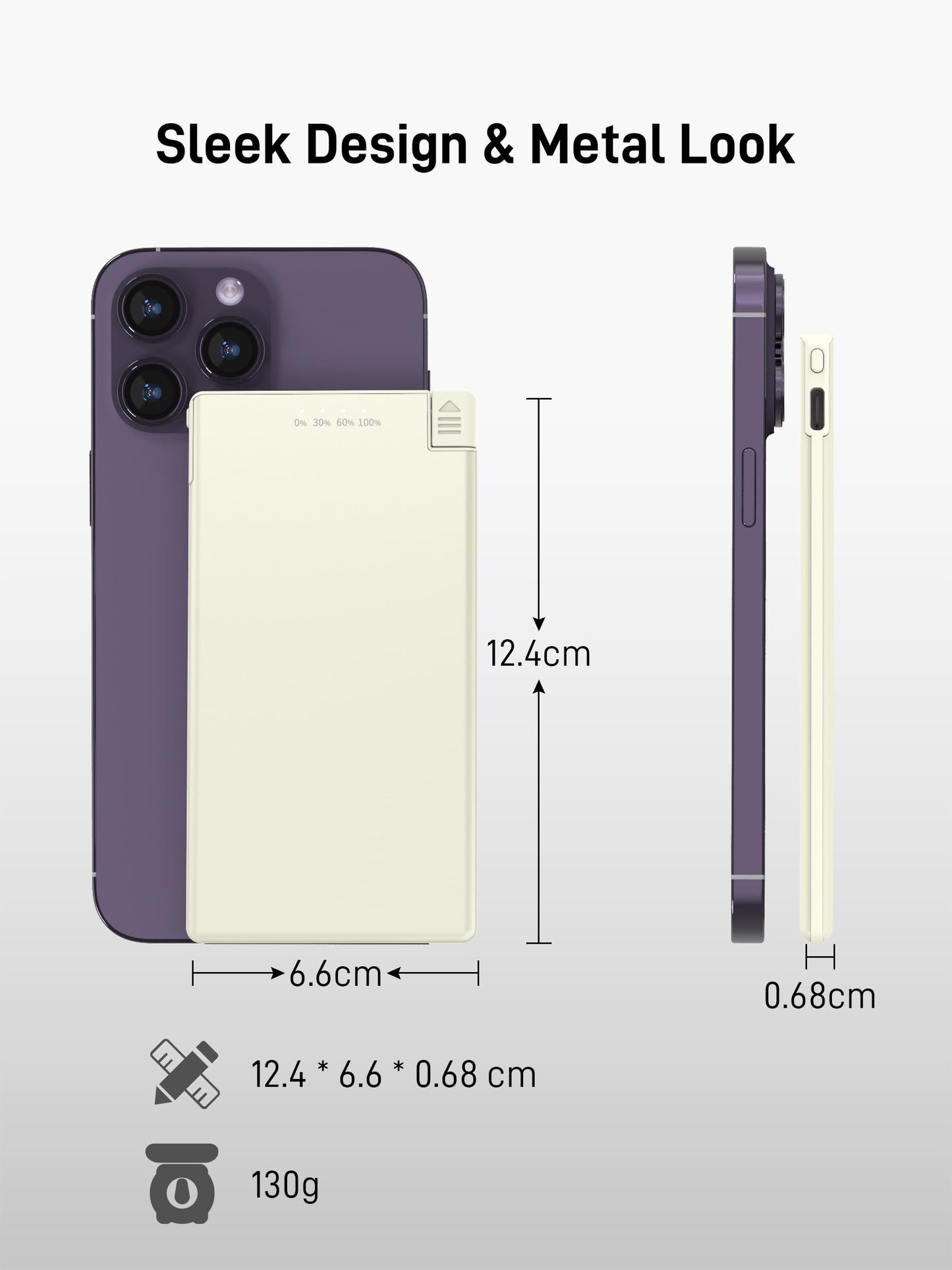 Power bank ultrafina– Bye bye al 1% con glamour