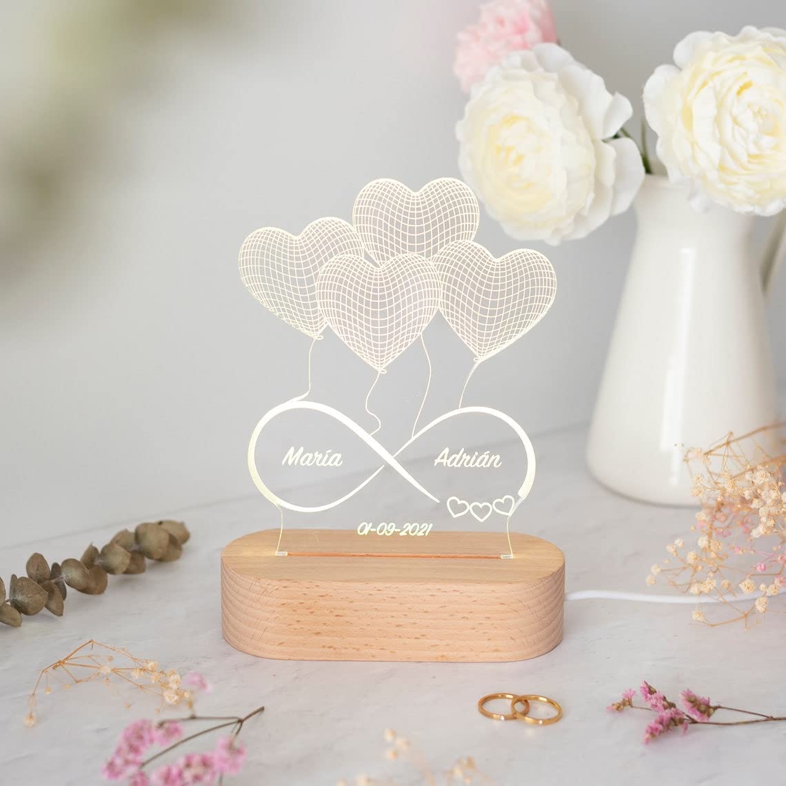 Lámpara del amor – Dos nombres y una luz compartida