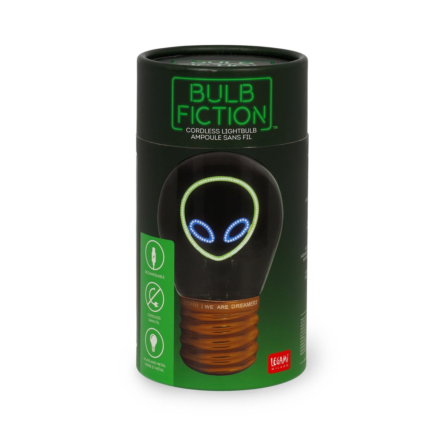 Lámpara bombilla “Alien” – Luz extraterrestre para tu escritorio