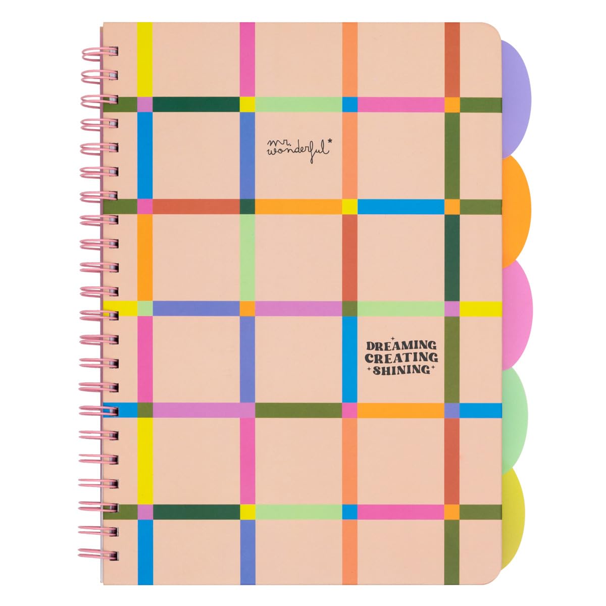 Libreta “Dreaming. Creating. Shining.” – Ideas con mucho color y flow