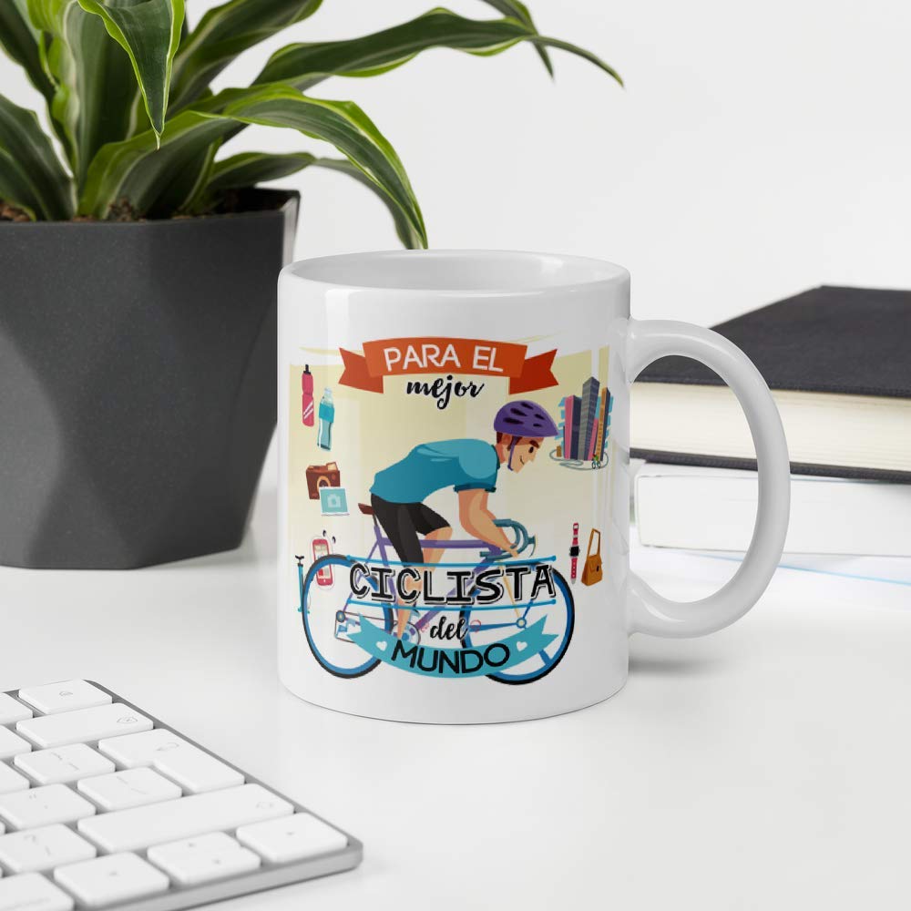 Para el mejor ciclista del mundo – Taza para pedalear con orgullo