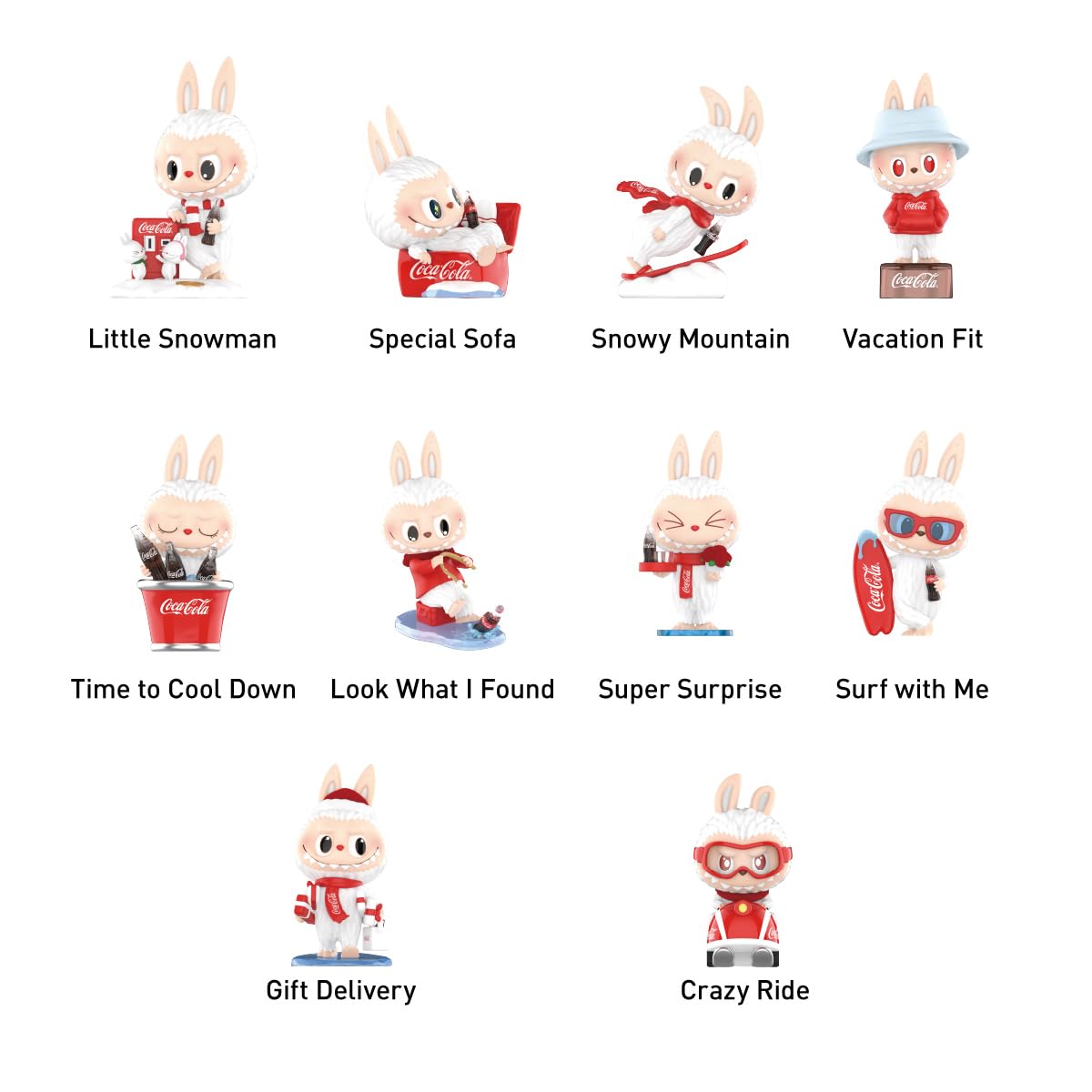 Labubu Figura POP MART x Coca-Cola – Monstruosamente icónico