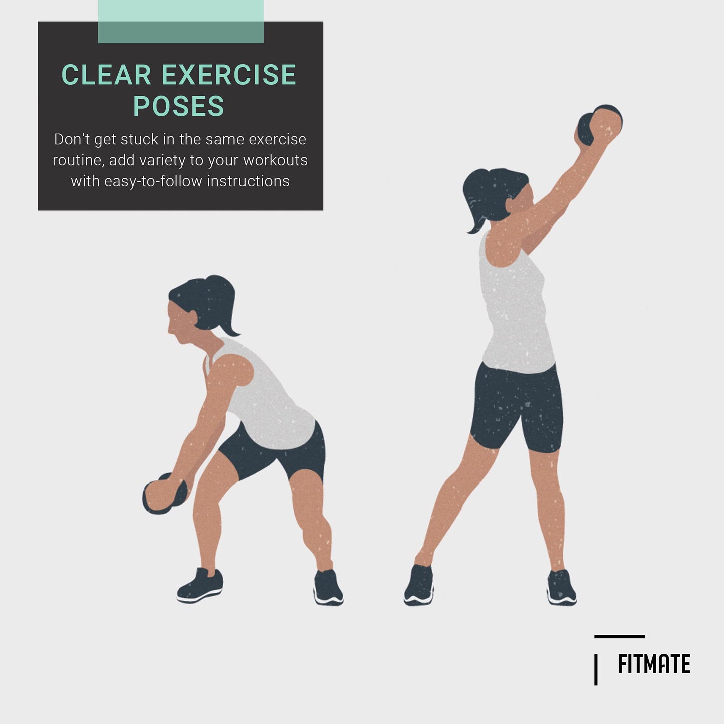 Póster fitness para entrenamiento en casa – Tu gimnasio, en la pared
