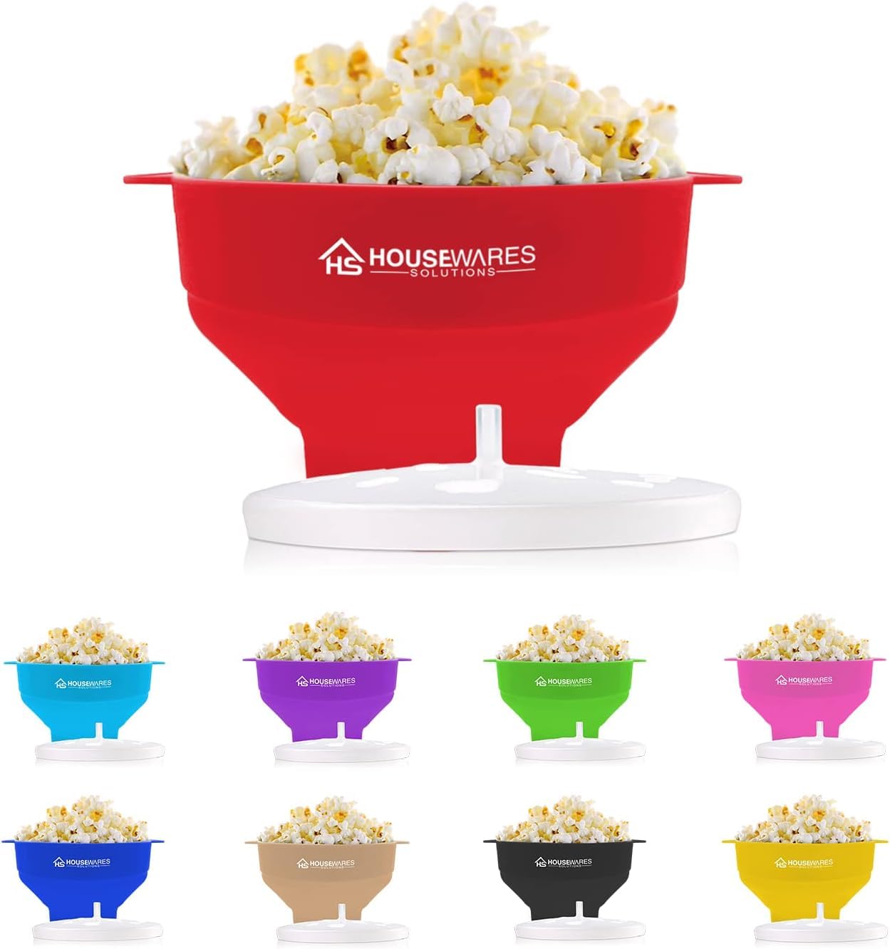 Bol para palomitas de microondas – Haz palomitas sanas en solo 3 minutos