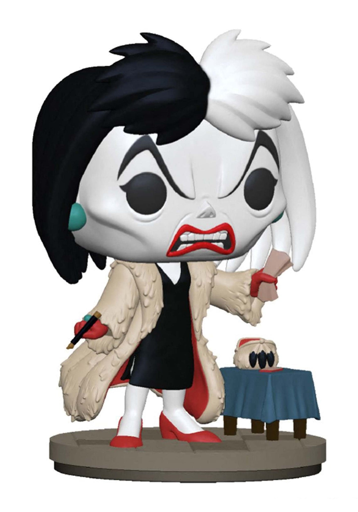 Funko Pop Cruella – Maldad con abrigo de manchas