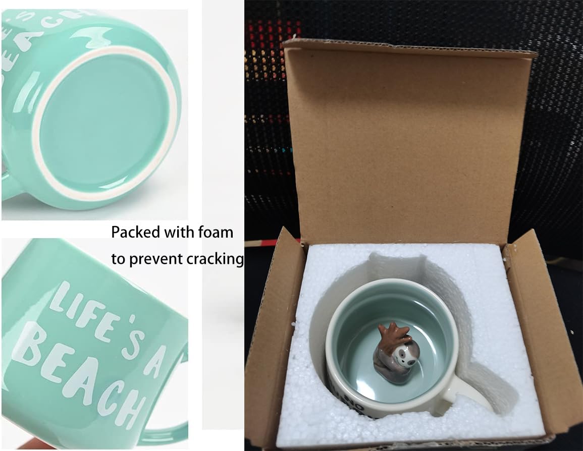 Taza con llama 3D – No prob-llama para tu café