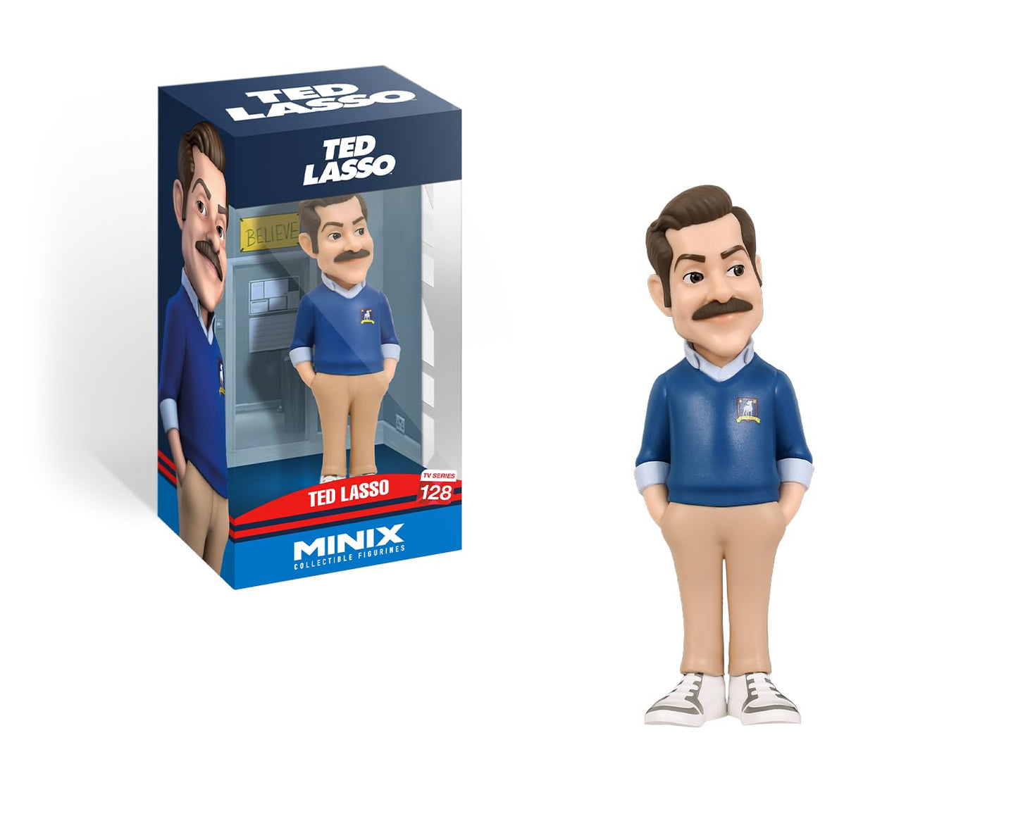 Minix Ted Lasso – Optimismo, bigote y estilo coleccionable