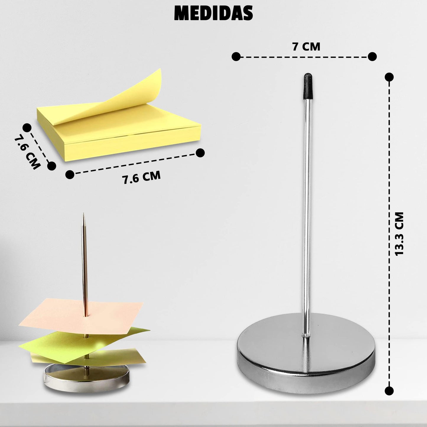 Pincha ideas – Notas adhesivas con soporte original