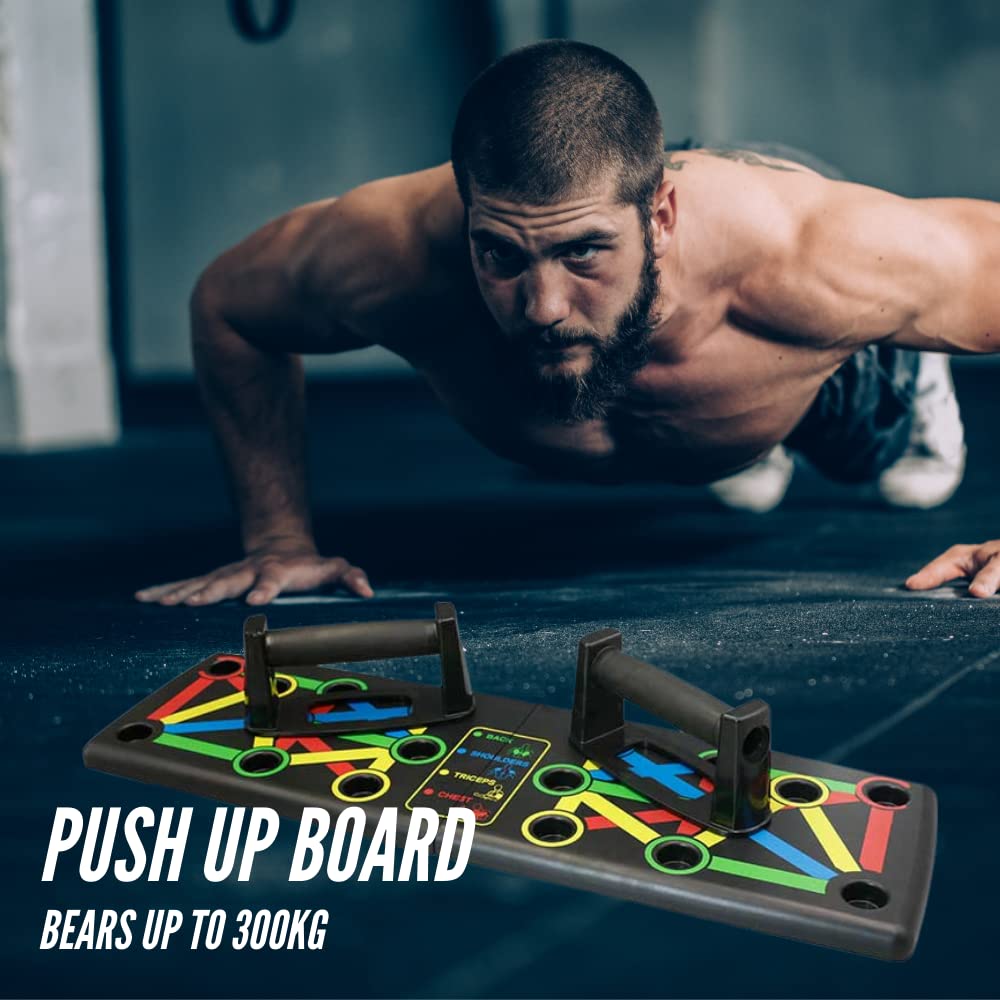 Tabla de flexiones – Entrena pecho, espalda y tríceps con guía
