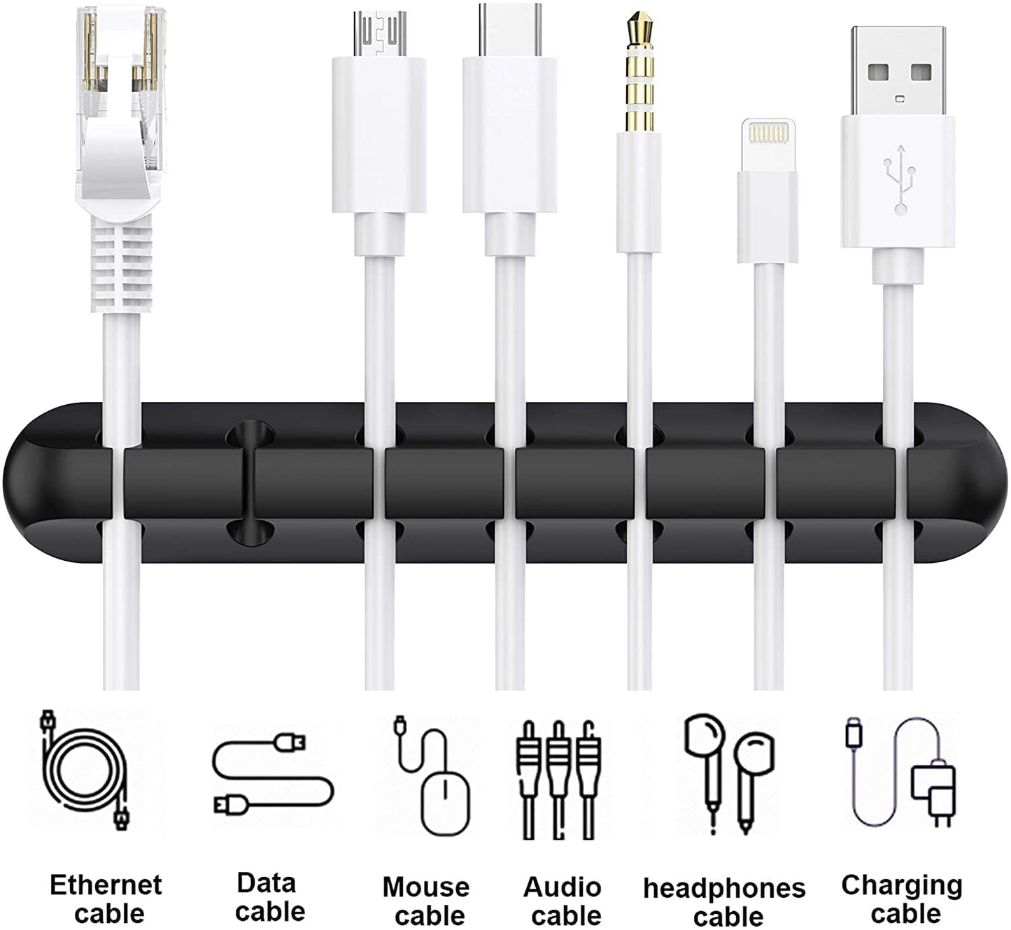 Clips para cables – Mantén tu escritorio sin enredos