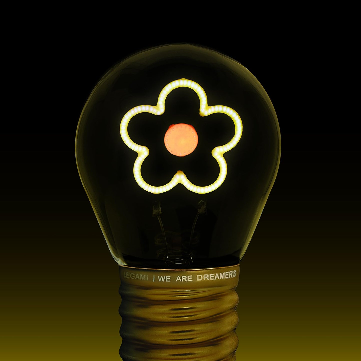 Lámpara bombilla “Daisy” – Una flor que florece con luz