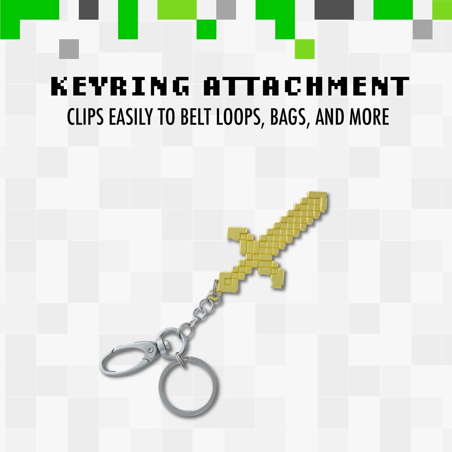 Llavero abrebotellas espada Minecraft – Tu herramienta épica fuera del juego