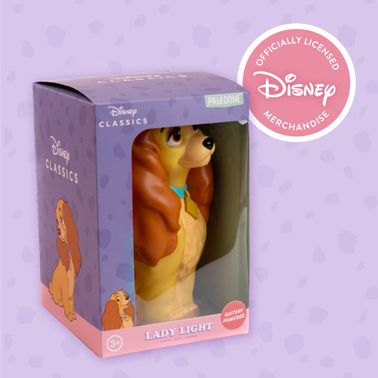 Lámpara 3D de La Dama de Disney – Lady ilumina tu rincón favorito