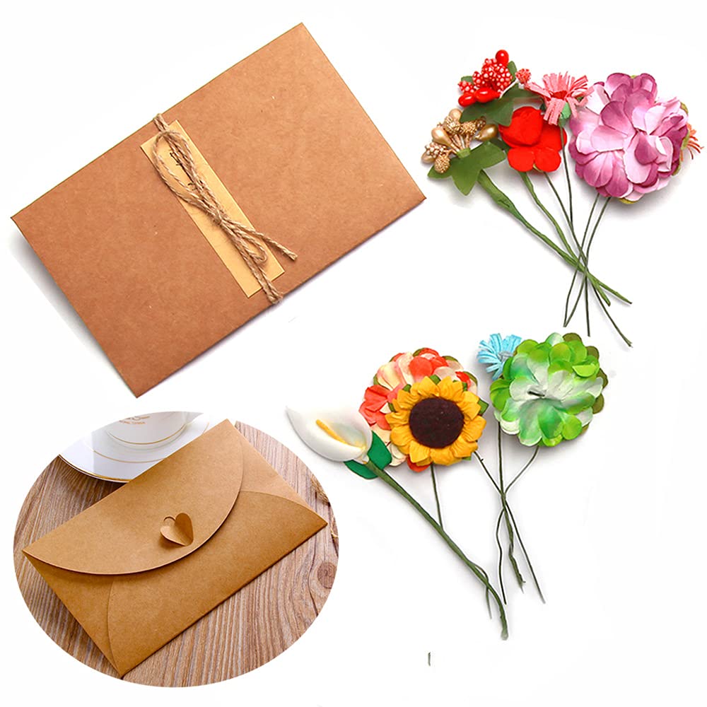 Felicidades en kraft– 20 tarjetas con estilo natural