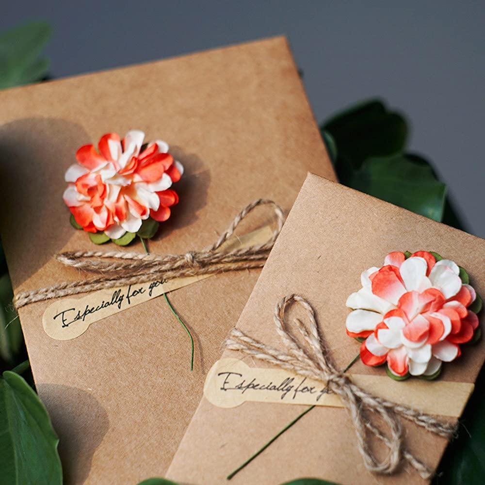 Felicidades en kraft– 20 tarjetas con estilo natural