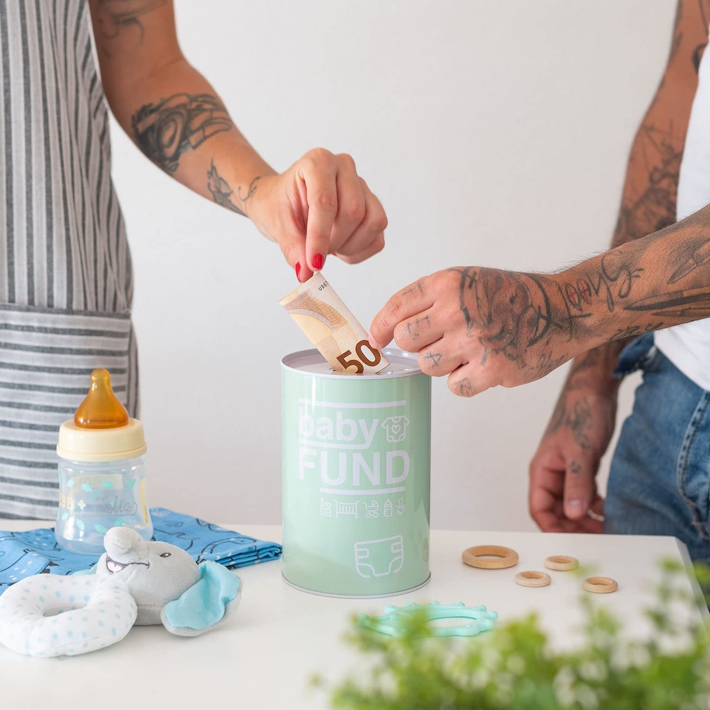 Hucha “Baby Fund” – Moneda a moneda se cría el ahorro
