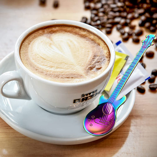 Set cucharas guitarra – Siete acordes para tu desayuno