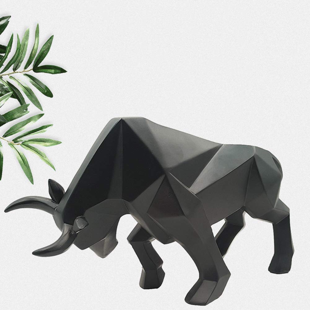 Toro geométrico – Fuerza en versión decorativa moderna