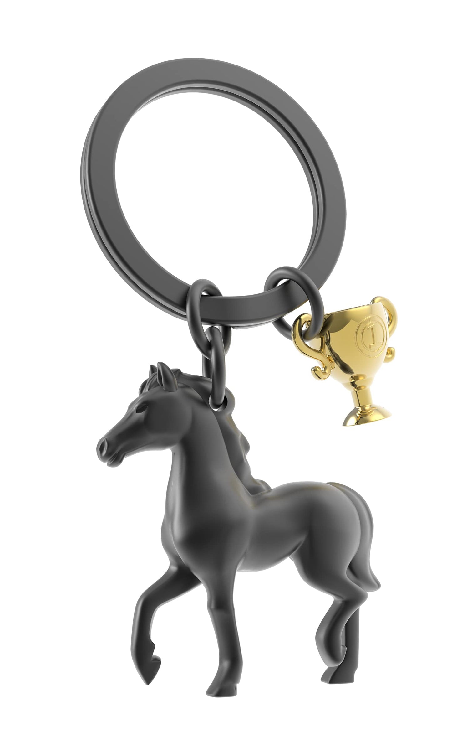 Llavero caballo y trofeo – Espíritu ecuestre en tus llaves