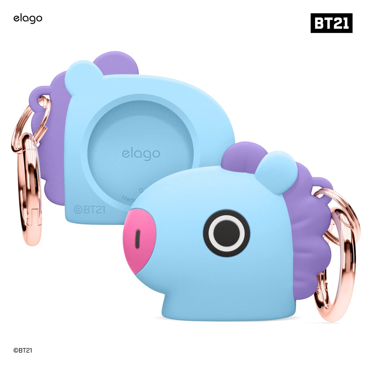 Funda AirTag Mang – Estilo BT21 para no perder el rumbo