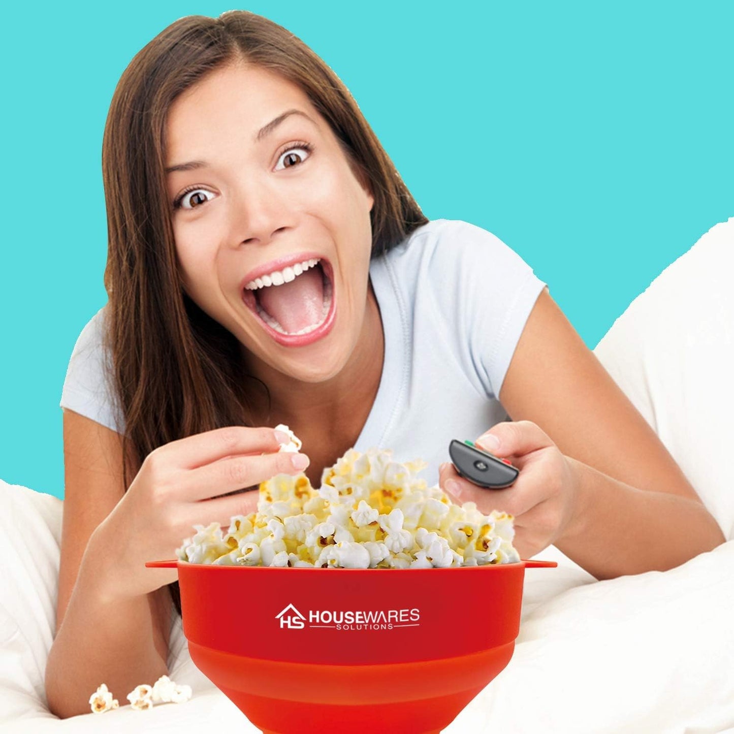 Bol para palomitas de microondas – Haz palomitas sanas en solo 3 minutos