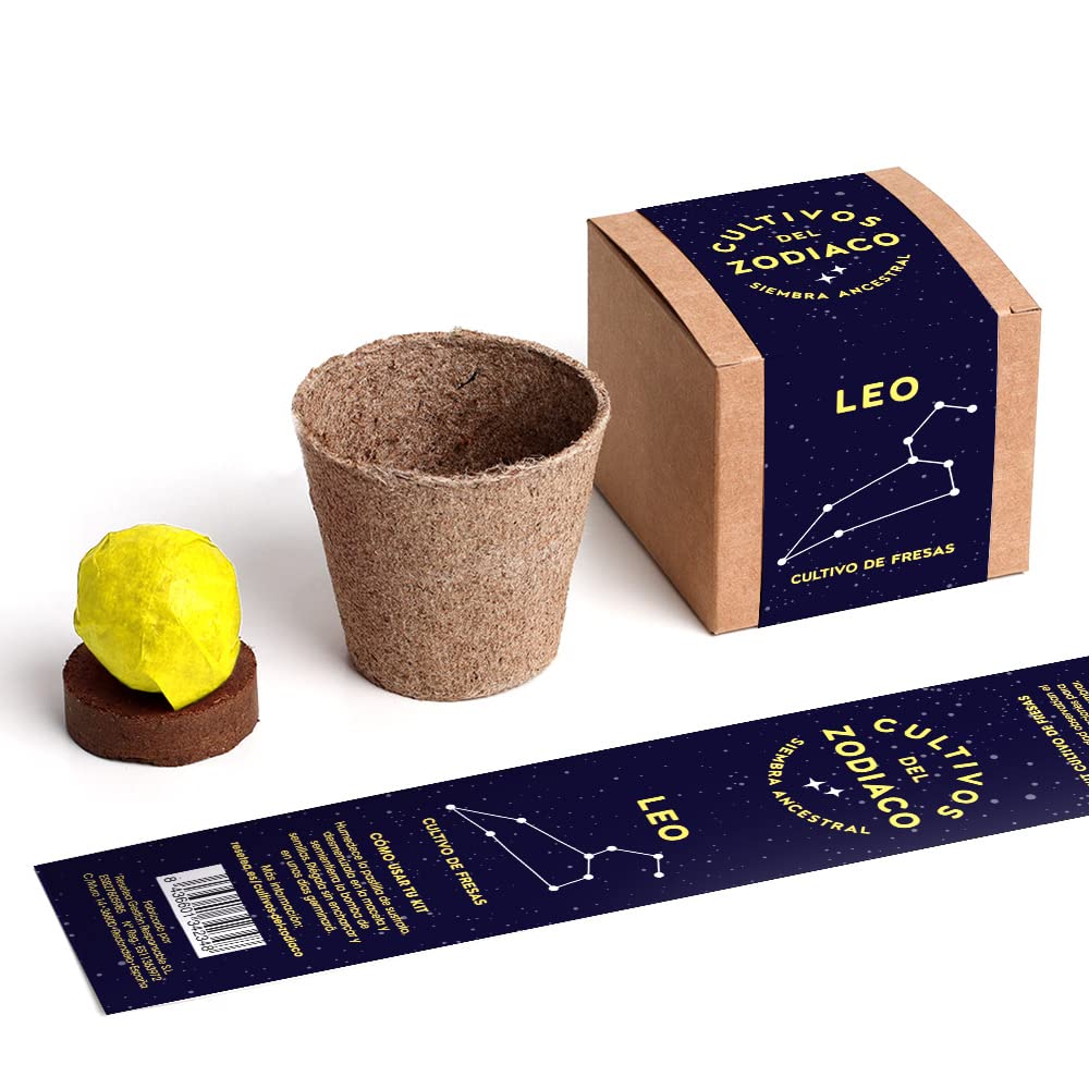 Kit de cultivo Leo – Fresas caseras bajo la constelación del verano