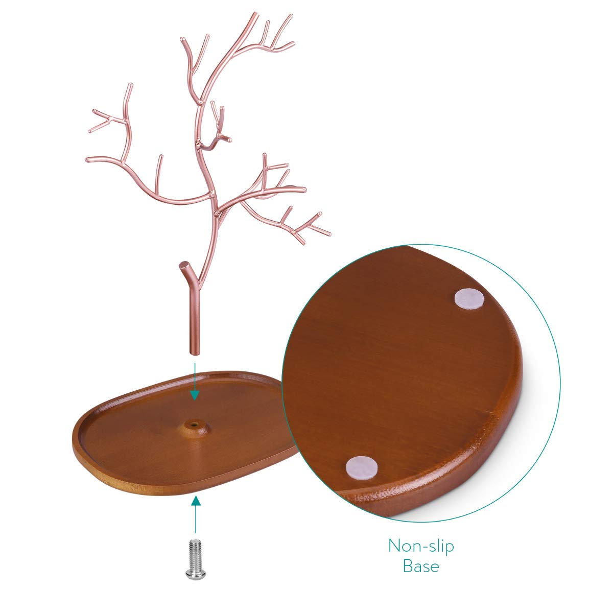 Árbol joyero – Cuelga tus collares con elegancia