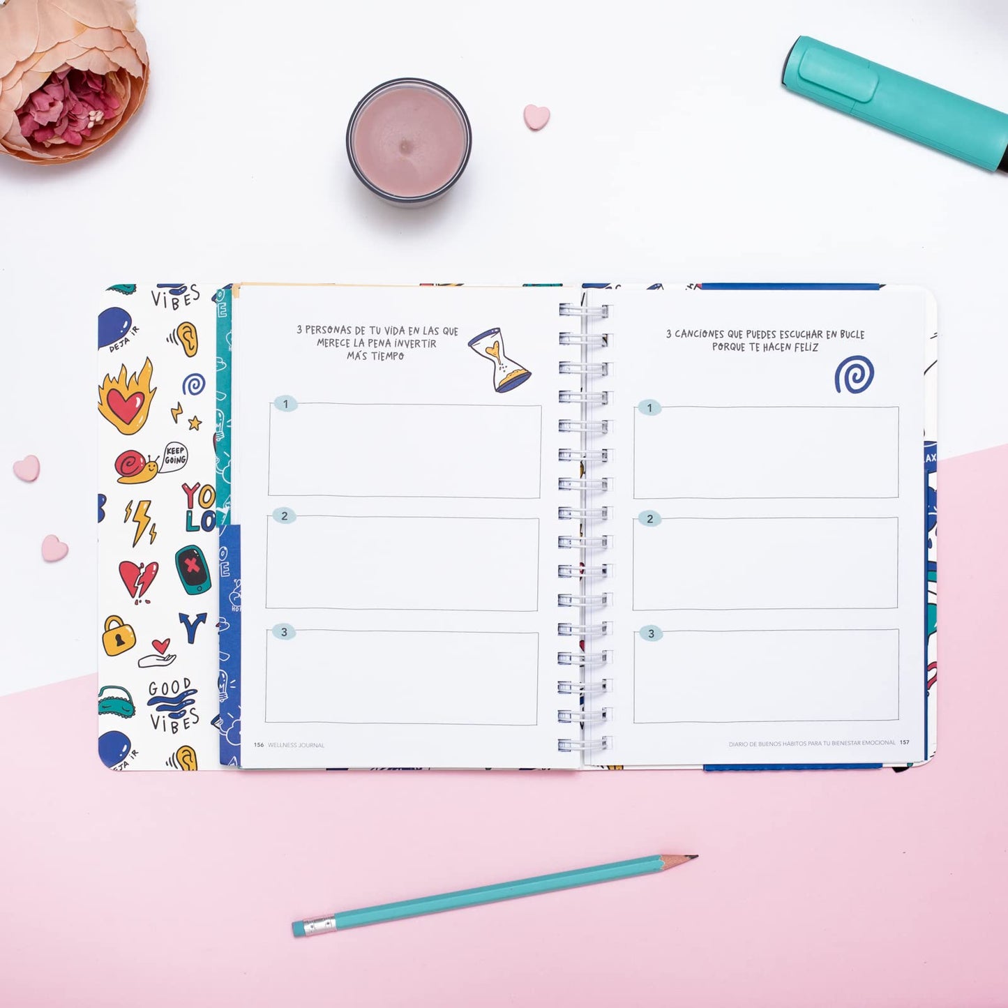 100 días para estar bien – Agenda wellness de autoconocimiento y gratitud