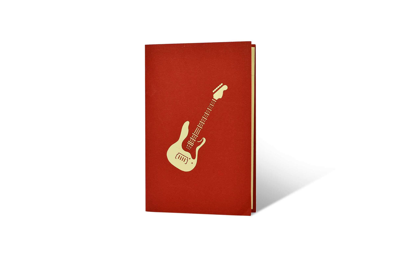 Tarjeta rockera 3D – Con guitarra eléctrica incluida