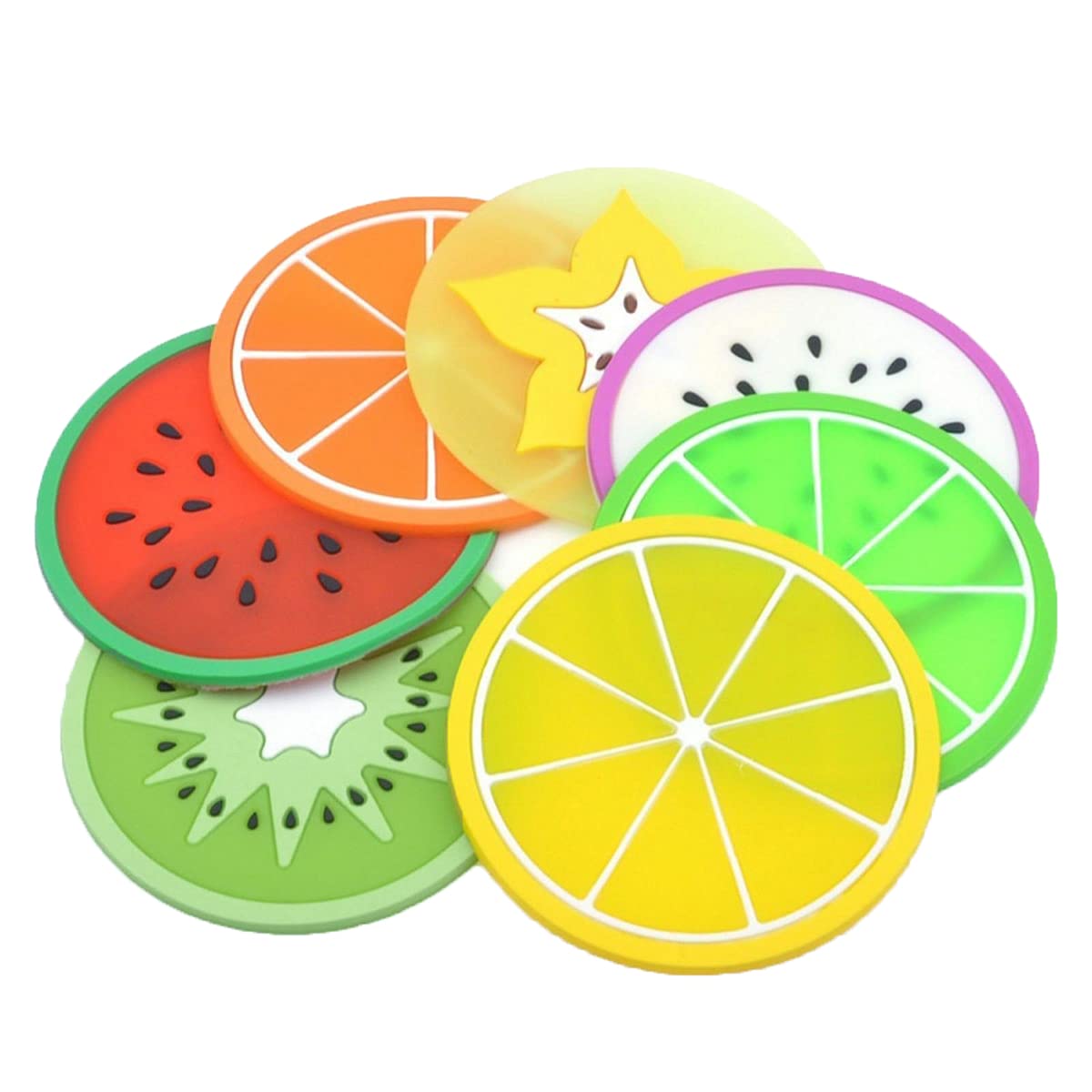 Posavasos de frutas – Colores tropicales para tus bebidas