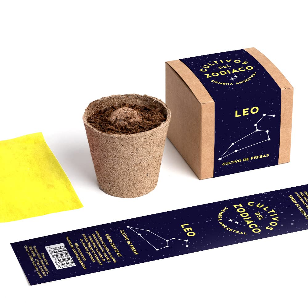 Kit de cultivo Leo – Fresas caseras bajo la constelación del verano