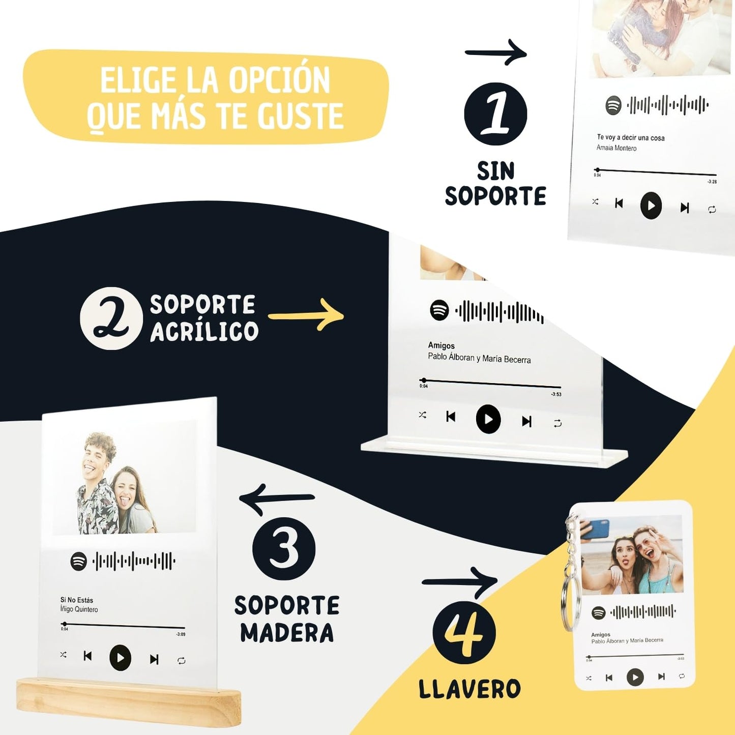 Llavero Spotify – Escanea tu canción favorita