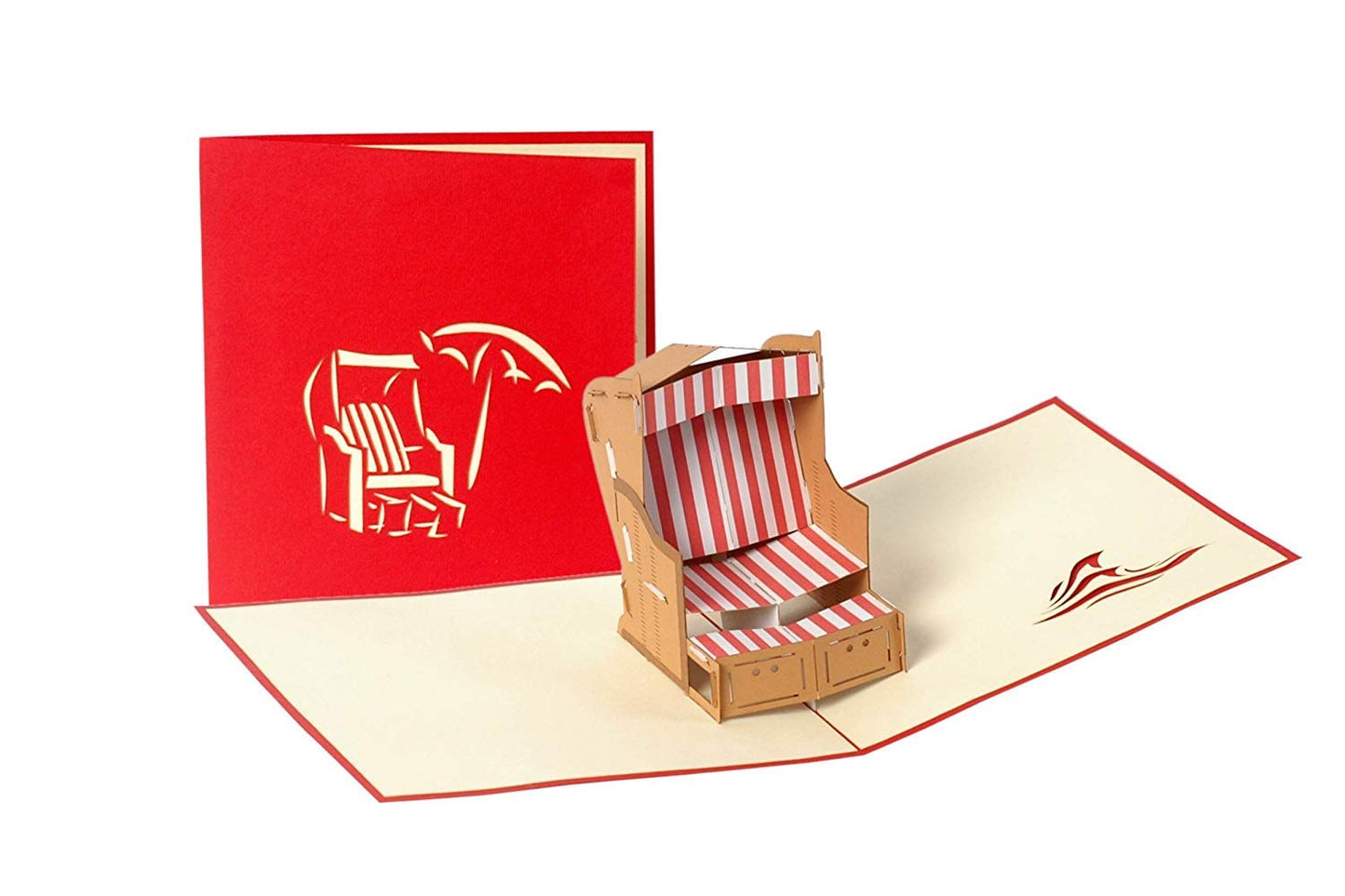 Tarjeta pop-up verano – Tu rincón favorito hecho papel