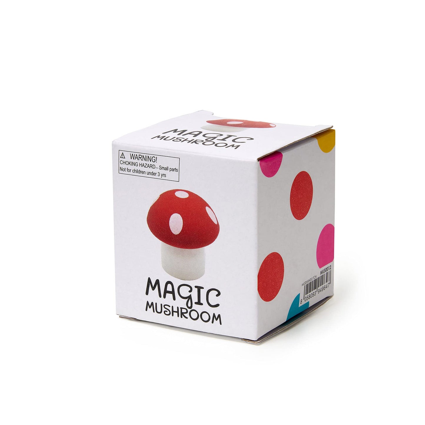 Legami - Goma con sacapuntas Magic Mushroom, 0,4 x 5 cm, versión roja, para borrar y templar con precisión, goma con sacapuntas en forma de hongo