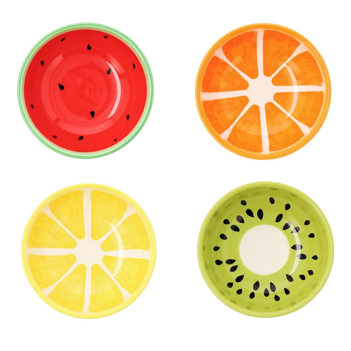 Set de 4 cuencos frutales – Aperitivos con toque de color