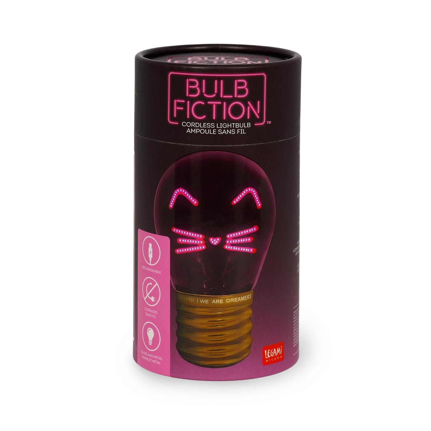 Lámpara bombilla “Kitty” – Luz adorable para un rincón muy gatuno