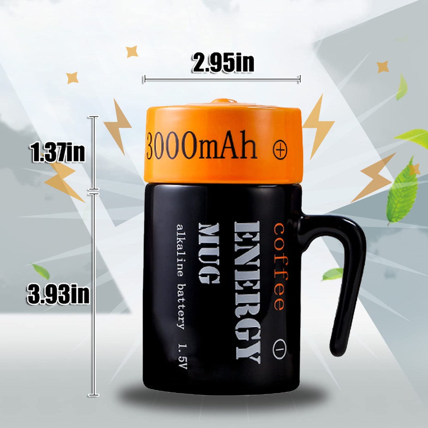 Taza batería Energy Mug – Recarga tu día a lo grande