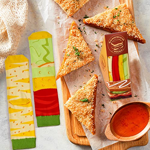 Calcetines sándwich – ¡Con extra de humor y color!